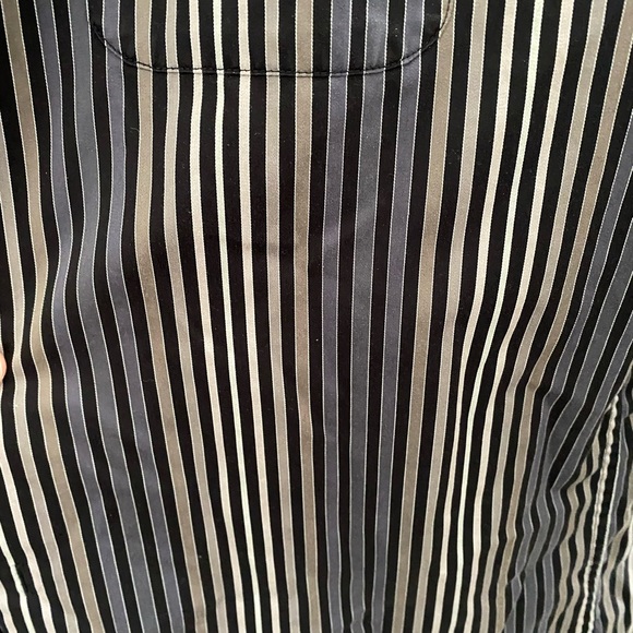 Orvieto long sleeves shirt size large vertical stripes - Picture 2 of 4